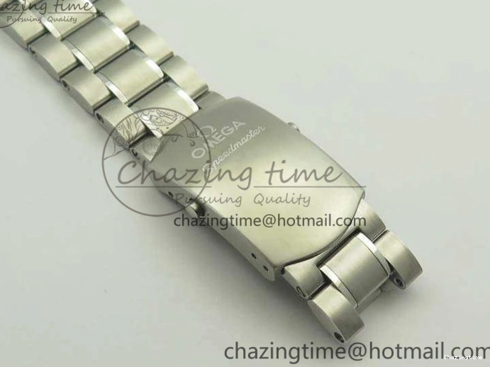 0306 TechFriendly SpeedMaster MoonWatch SS OMF 1:1 Best Edition Black Red Dial On SS Bracelet A9300 V 8092